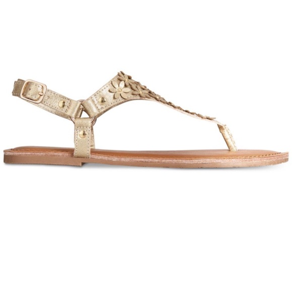 American Rag metallic gold sandals size 6 1/2 - HP - Picture 2 of 5